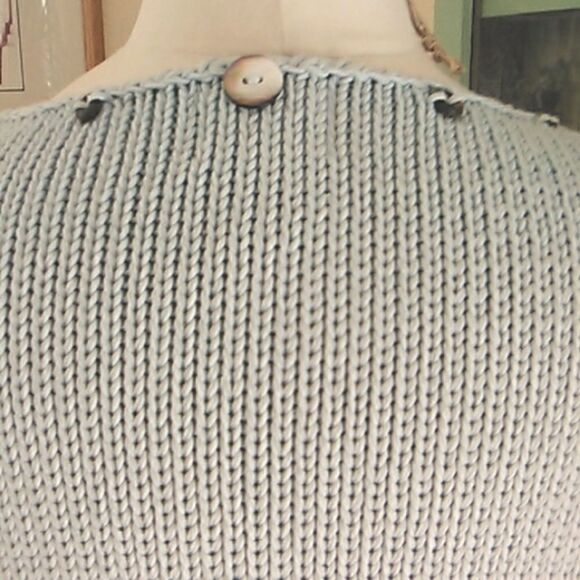 Pure Handknit Light Blue Sweater Soft Girl - Picture 9 of 12
